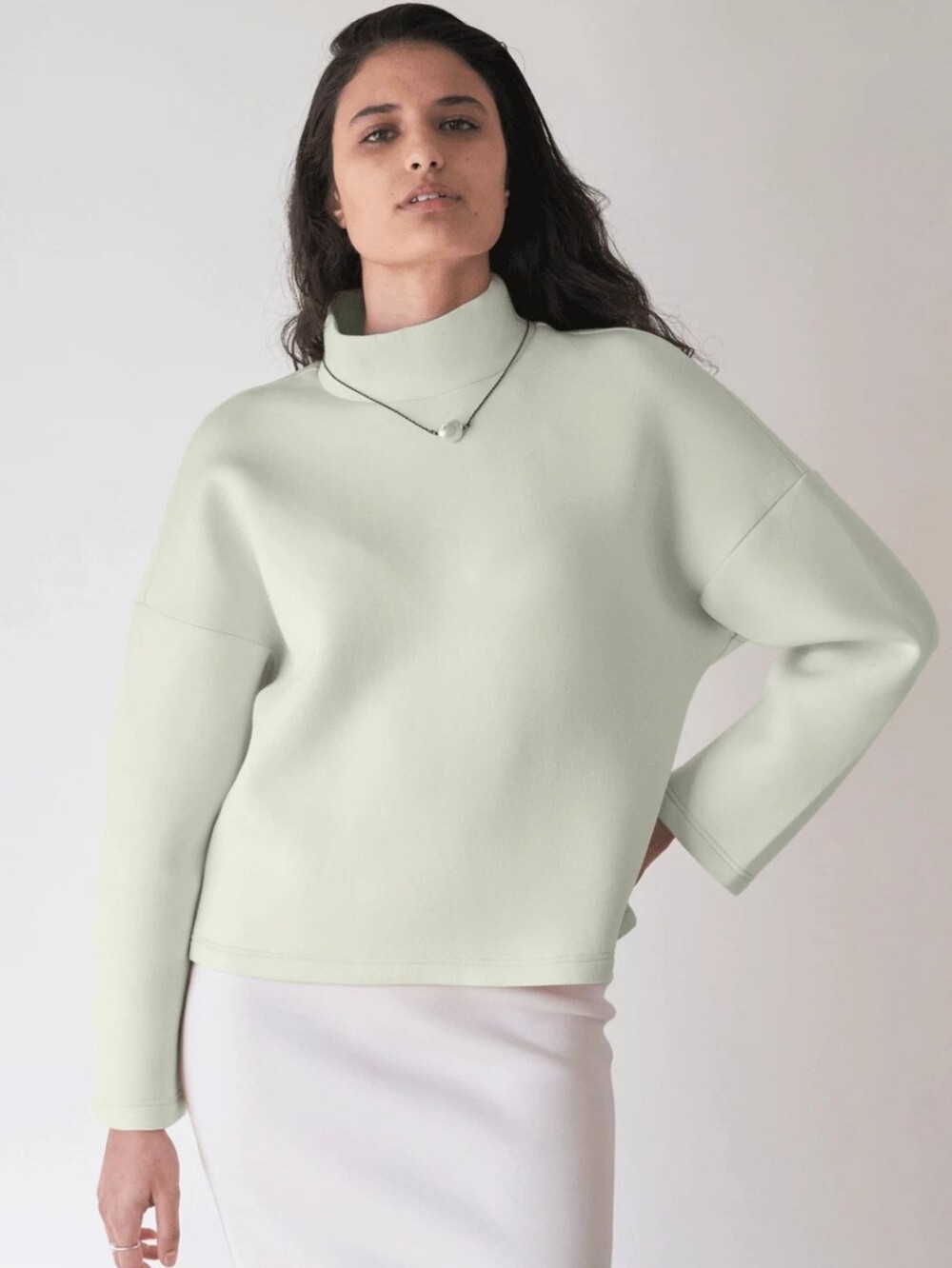 Leze The Label Matcha Turtleneck Sweater And Haven Pant Set Size Small